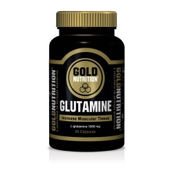 Gold nutrition glutamine 90 capsulas