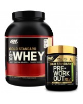 Optimum 100% Whey Gold Standard 2,27Kg + Pre Workout 330 gr