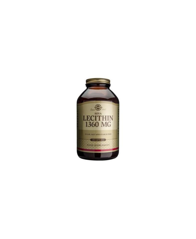 Solgar Lecithin 1360mg 250 Cápsulas