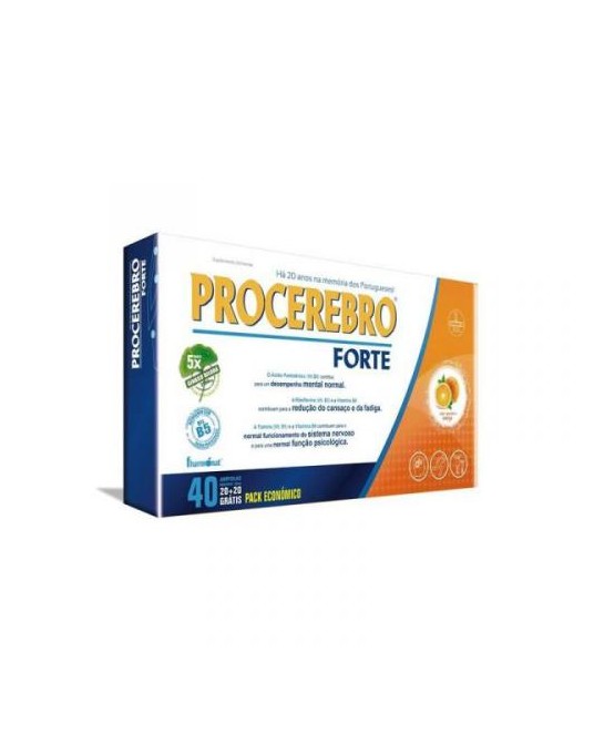 Fharmonat Procerebro Fuerte 20 + 20 ampollas