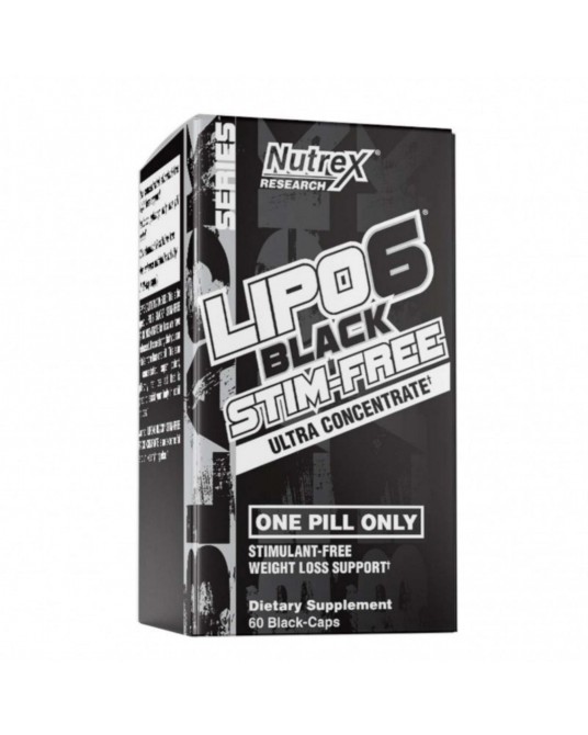 Lipo 6 Black Stim-Free 60 cápsulas