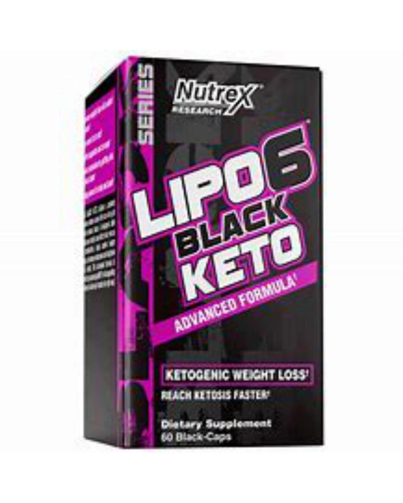 Nutrex LIPO 6 BLACK KETO 60 CAPS