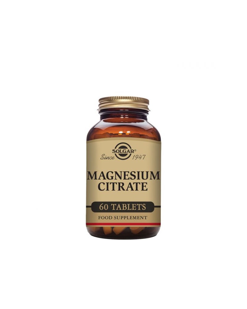 Solgar Magnesium Citrate 60 Comprimidos