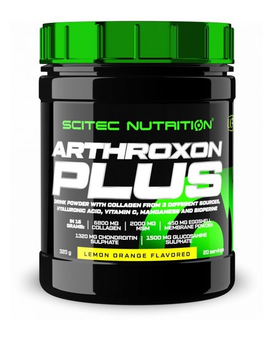 Scitec Arthroxo Plus 320gr se traduce como Scitec Arthroxo Plus 320 gramos.