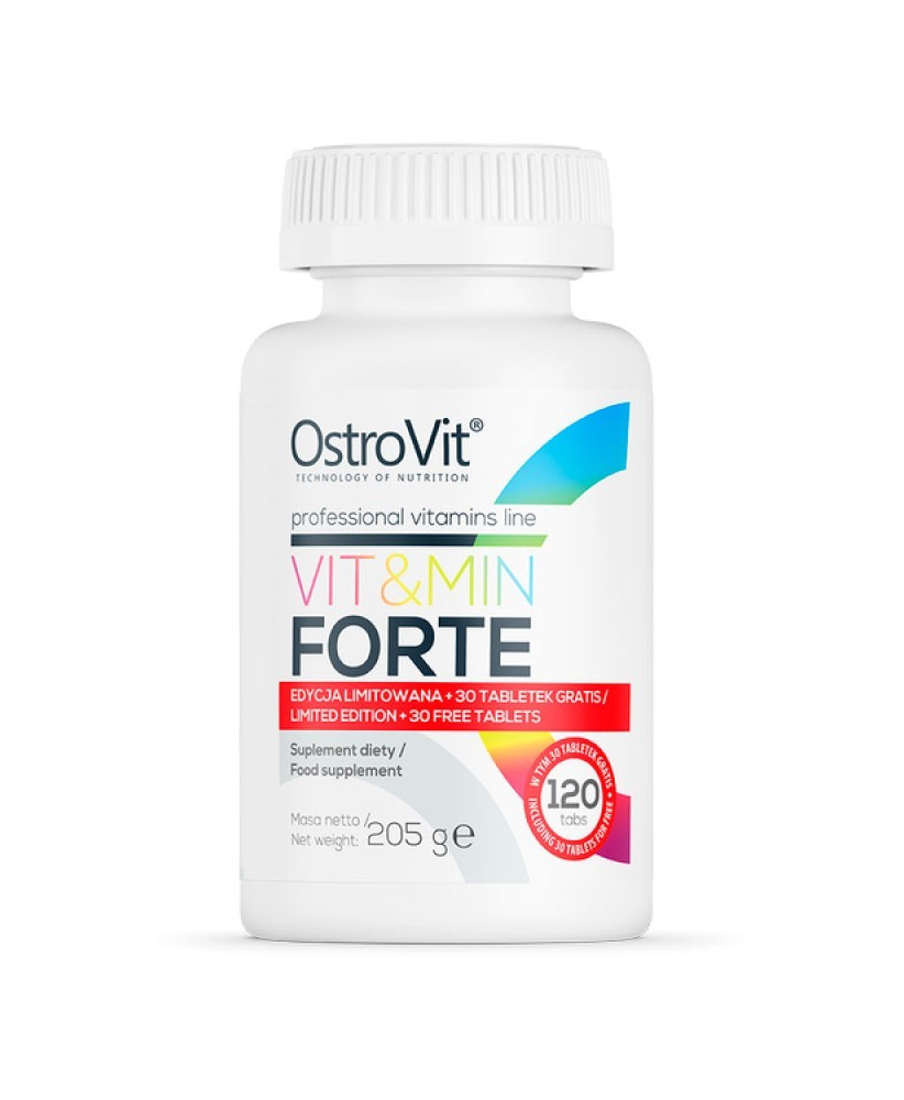 Ostrovit VIitaminas Minerais Forte - 90 Comp