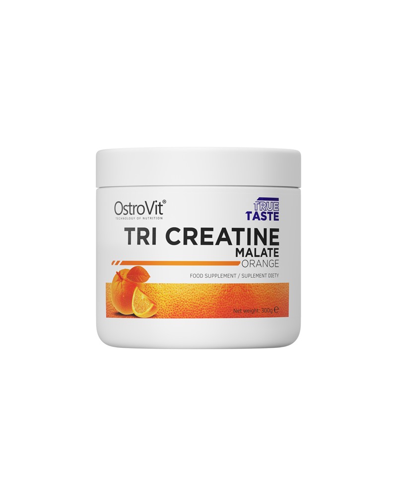 OstroVit Tri-Creatina Malate 300 g laranja