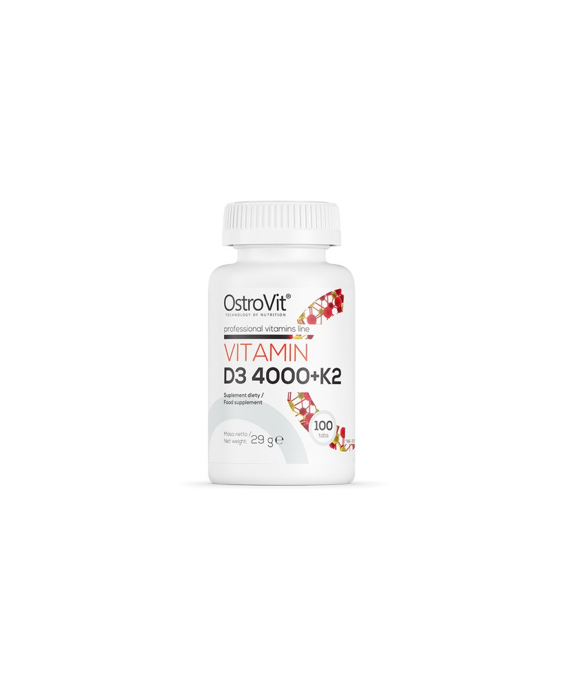 OstroVit Vitamina D3 4000 + K2 100 Comp