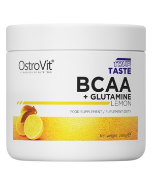 OstroVit BCAA + Glutamina 200 g de limão