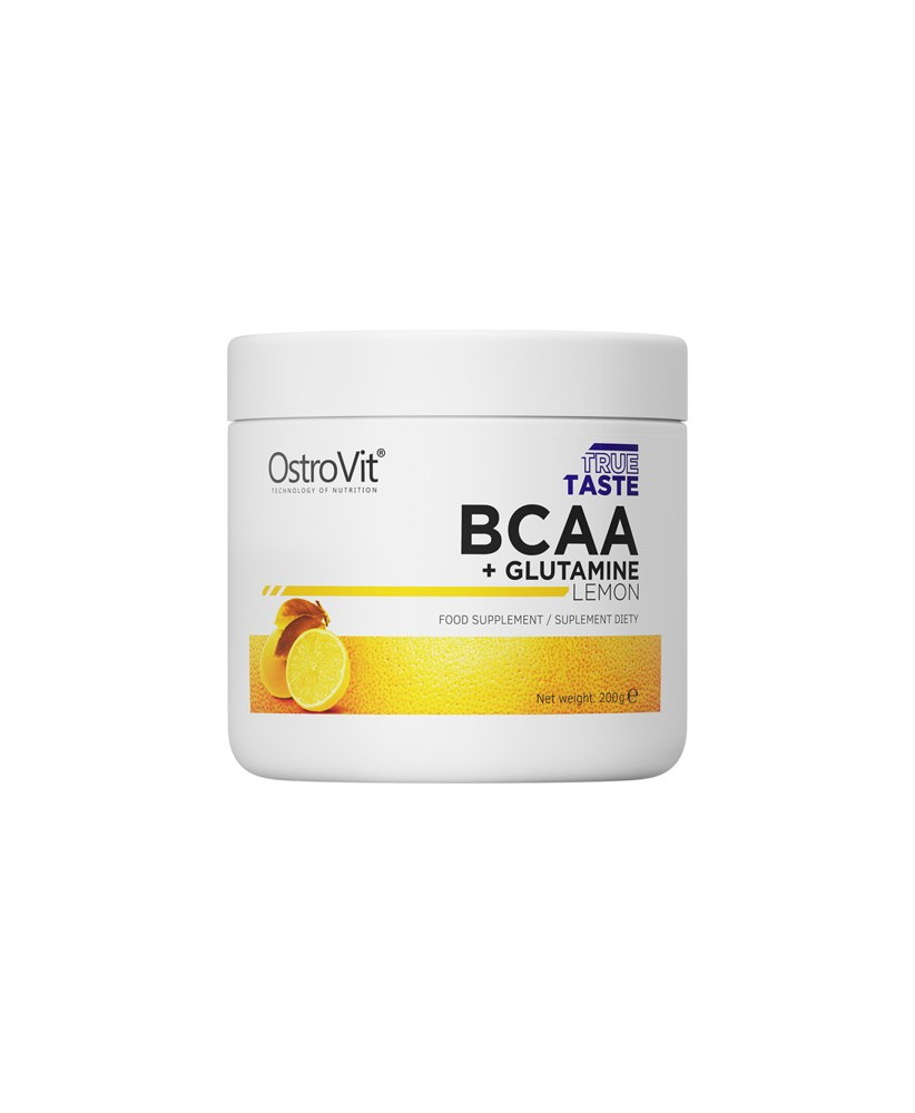 OstroVit BCAA + Glutamina 200 g de limão