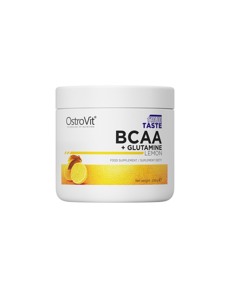 OstroVit BCAA + Glutamina 200 g de limão
