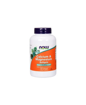 Now Calcium & Magnesium 120 cápsulas