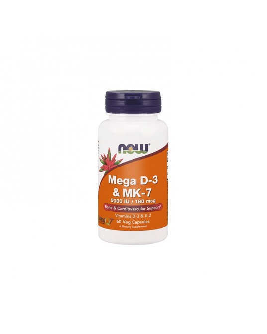 Now D-3 & MK-7 5000 UI/180 mcg 60 Cápsulas