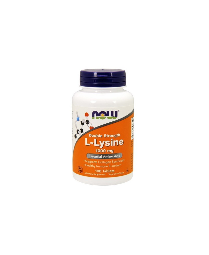 Now L- Lysina 1000mg 100 Cápsulas
