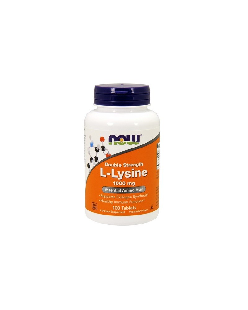 Now L- Lysina 1000mg 100 Cápsulas