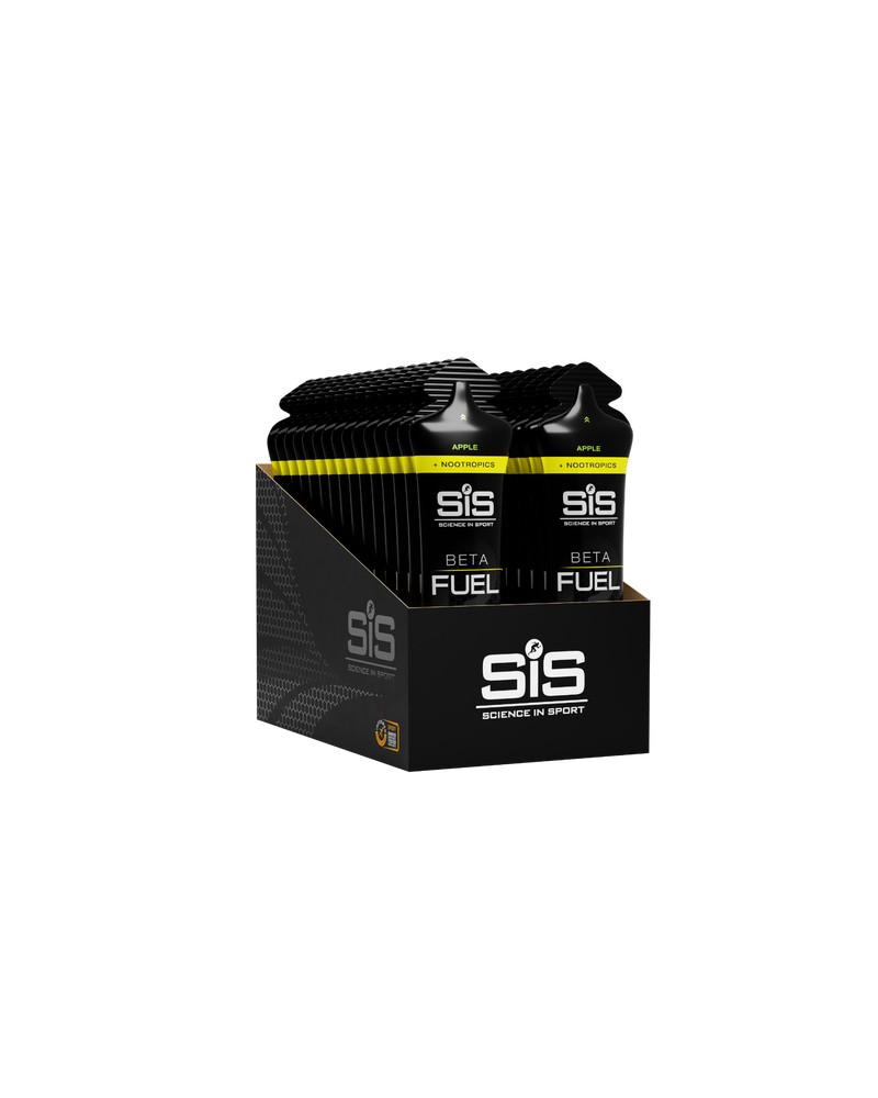 SIS Gel Beta Fuel SIS com 40g HC + 200mg cafeína+1g Taurina -20X60Gr