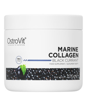 OstroVit Colágeno Marinho 200 g groselha preta