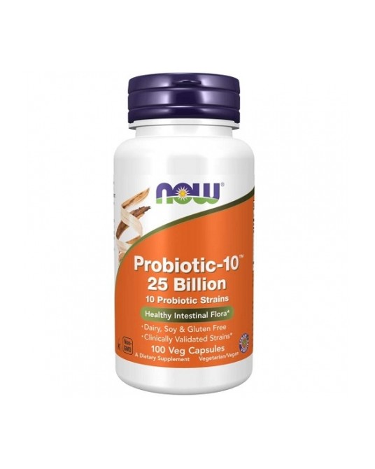 Now Probiotic-10 25 Mil Millones 100 Cápsulas