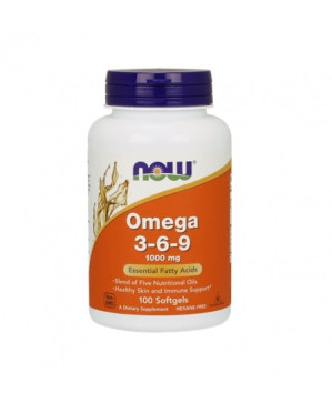 Now Omega 3-6-9 1000mg 100 Cápsulas
