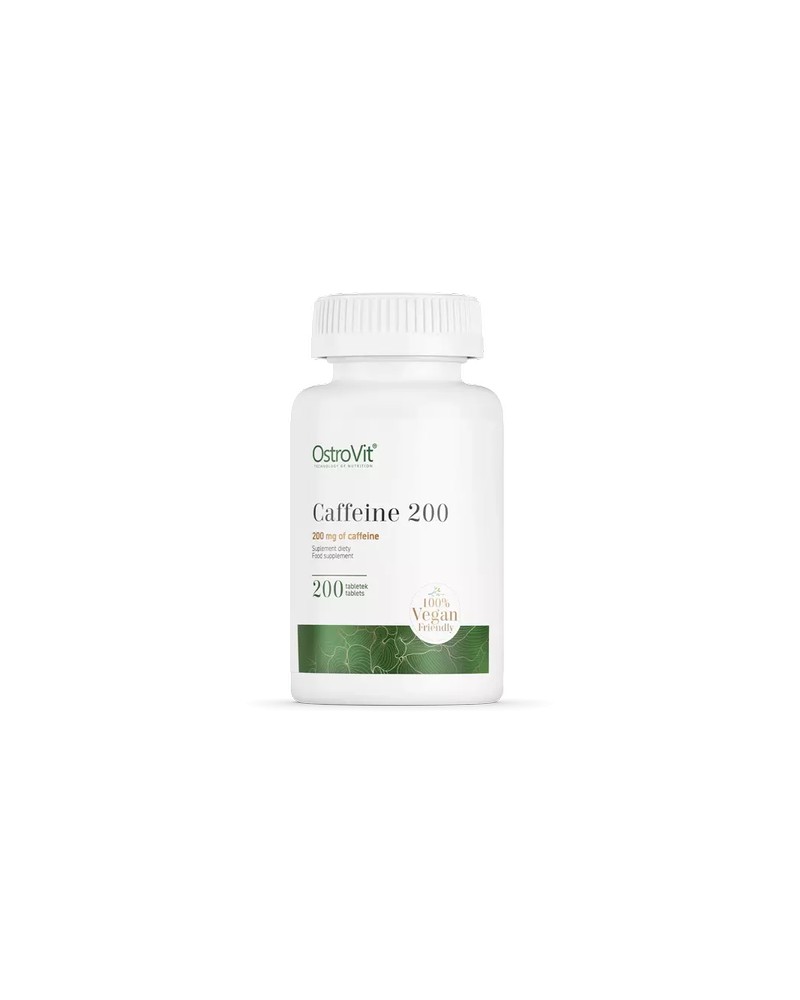 OstroVit Cafeína 200 mg 200 comprimidos