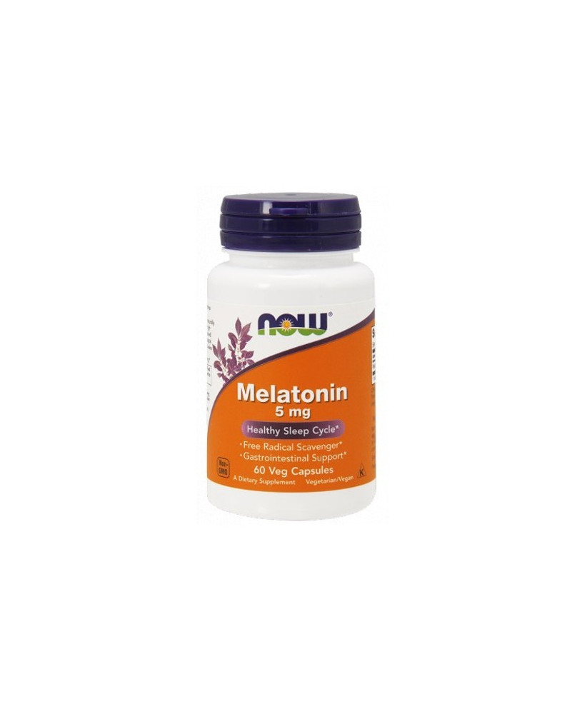 Now Melatonina 5mg 60 Cápsulas