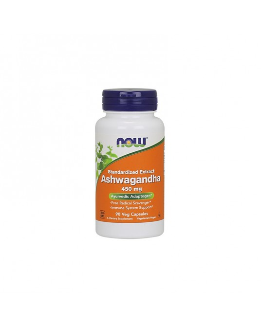 Ahora Ashwagandha 450mg 90 Cápsulas Vegetales