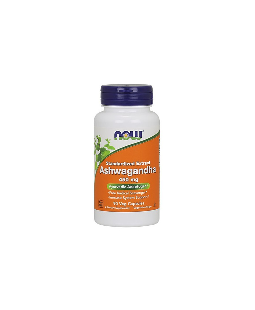 Now Ashwagandha 450mg 90 Cápsulas Vegetais