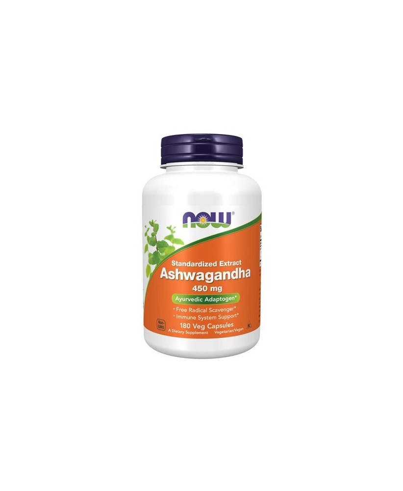 Now Ashwagandha 450mg 180 Cápsulas