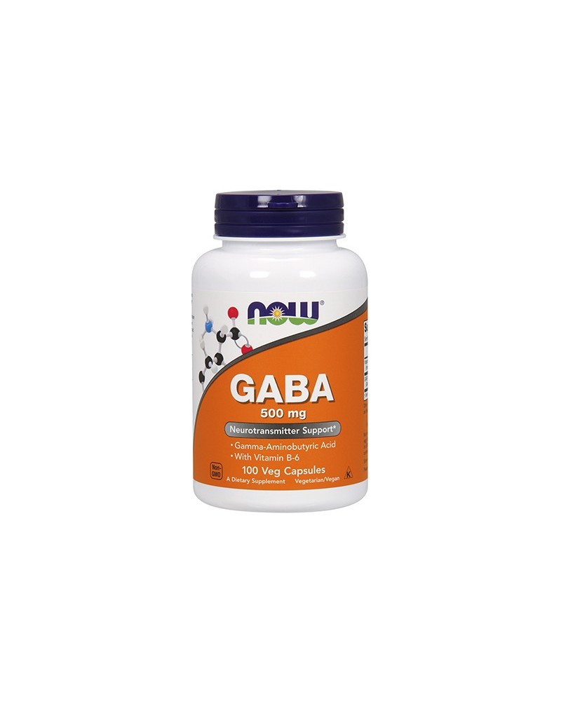 Now Gaba 500mg 100 cápsulas
