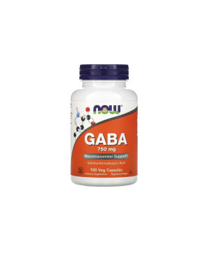Now GABA 750mg 200 cápsulas