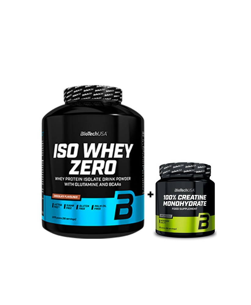 Biotech Pack - Iso Whey Zero 2270g + 100% Creatine Monohydrate 300g