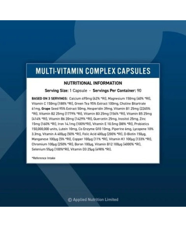 Applied Nutrition Multi-Vitamin Complex 90 caps