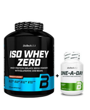 Biotech Iso Whey Zero 2270g + One-a-day 100 tabs