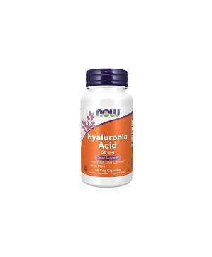 Now Hyaluronic Acid 100mg 60 Cápsulas