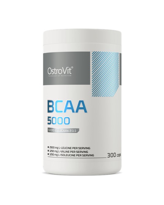 OstroVit BCAA 5000 mg 300 cápsulas
