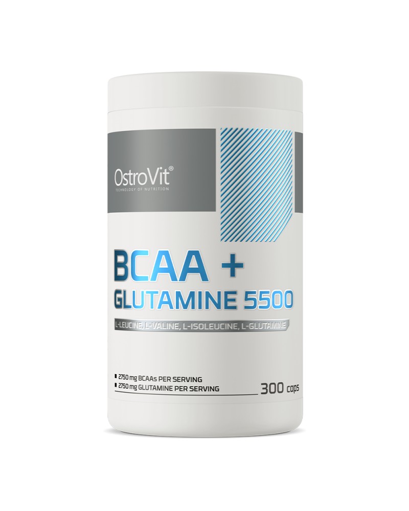 OstroVit BCAA + Glutamine 5500 mg 300 caps