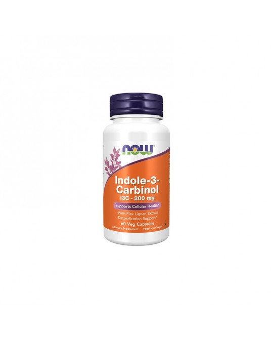 Now Indole 3-Carbinol 60 Cápsulas Vegetales