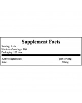 Now Zinc Gluconate 50mg 100 Comprimidos