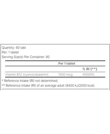 Applied Nutrition Vitamin B12 90 Tabs