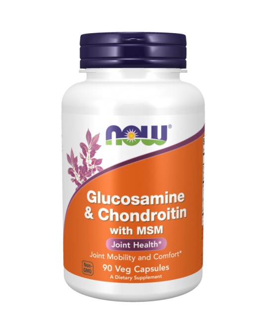 Now Glucosamine, Chondroitin & MSM 90 Cápsulas