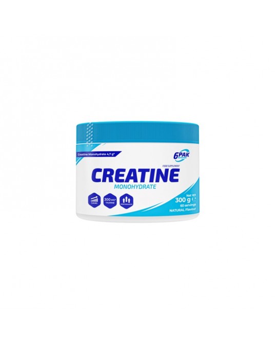 Creatina Monohidrato de Nutrição 6PAK - 300gr