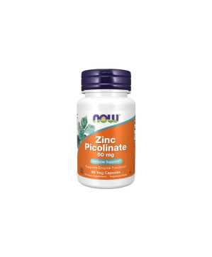 Now Zinco Picolinato 50mg 60 Cápsulas