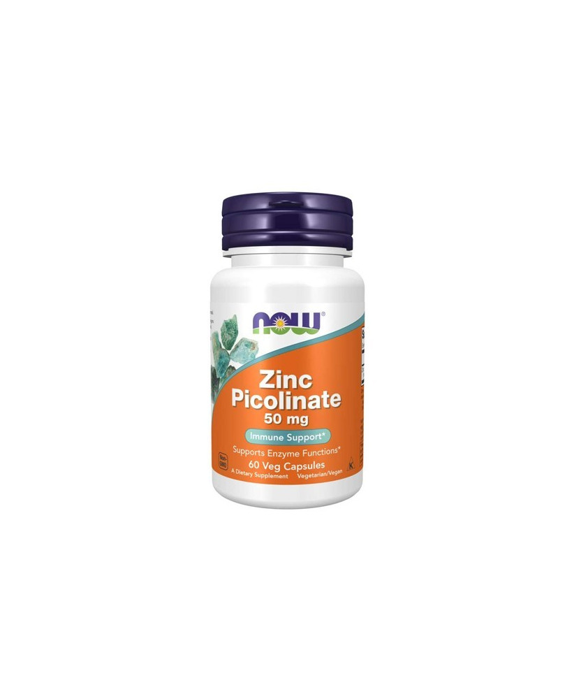 Now Zinco Picolinato 50mg 60 Cápsulas