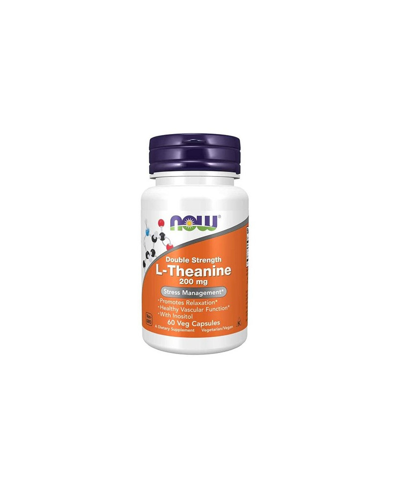 Now L-Theanine 200mg - 60cvaps.