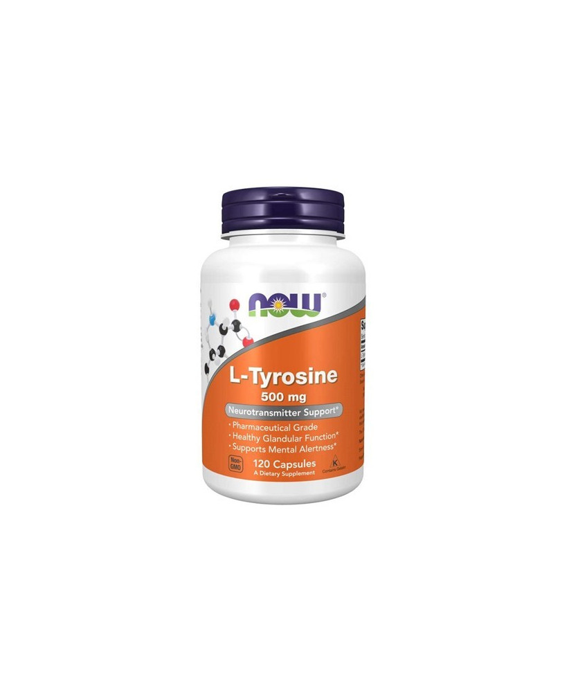 Now L-Tyrosine 500mg 120 Cápsulas