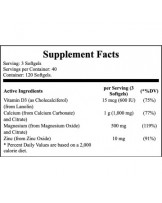 Now Calcium And Magnesium - 120softgels