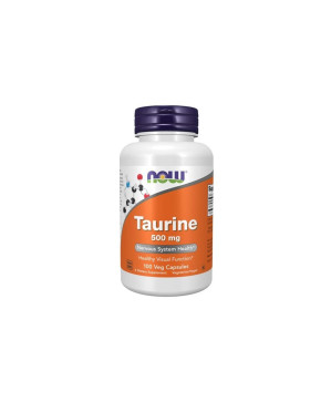 Now Taurine 500mg 100 Cápsulas