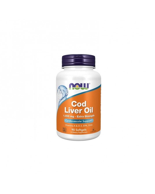 Now Cod Liver Oil 1000mg 90 Cápsulas