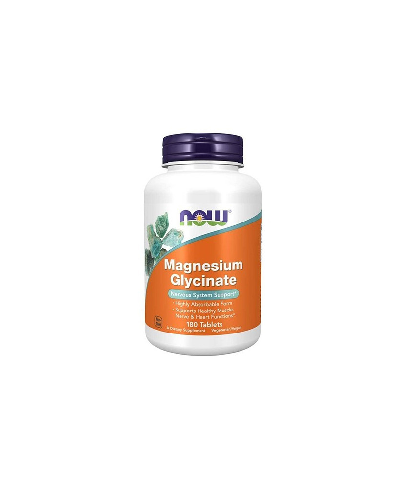 Now Magnesium Glycinate 1000 mg 180 Comprimidos