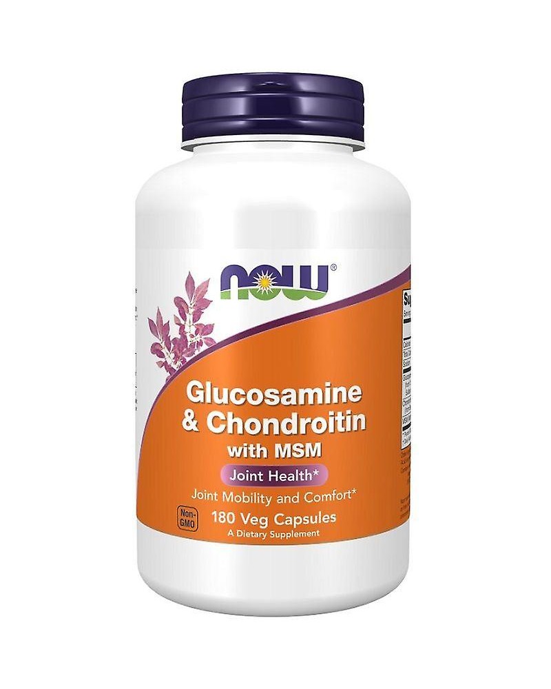 Now Glucosamine, Chondroitin & MSM 180 Cápsulas