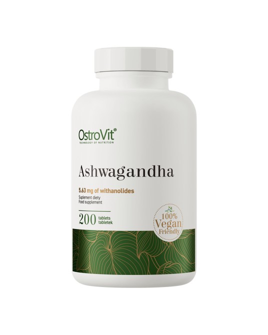 Tabletas veganas de OstroVit Ashwagandha 200.
